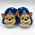 Nickelodeon Paw Patrol Slippers Blue Boys – Chase – Soft Plush Indoor Shoes with Non-Slip Sole