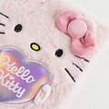 Hello Kitty Hello Kitty Fluffy Notebook – Pink Plush Journal – Cute Diary with Heart Design Hello Kitty Hello Kitty Fluffy Notebook – Pink Plush Journal – Cute Diary with Heart Design