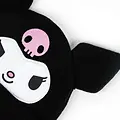 Hello Kitty Kuromi Mütze – Schwarze Beanie mit Ohren – Offizielles Sanrio Accessoire Hello Kitty Kuromi Mütze – Schwarze Beanie mit Ohren – Offizielles Sanrio Accessoire