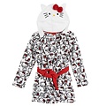 Hello Kitty Hello Kitty Bademantel Mädchen – Weicher Fleece mit Kapuze & Schleife – Offiziell Sanrio
