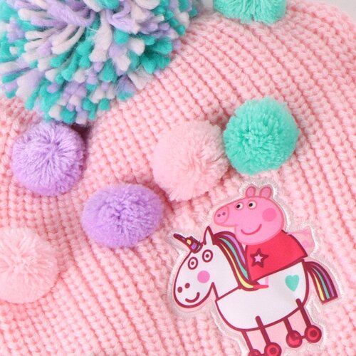 Peppa Pig Peppa Pig Winterset für Mädchen – Rosa Mütze, Schal und Handschuhe – Offiziell Lizenziert Peppa Pig Peppa Pig Winterset für Mädchen – Rosa Mütze, Schal und Handschuhe – Offiziell Lizenziert