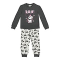 Hello Kitty Hello Kitty Kuromi Pyjamas for Girls – Black and Grey – Official Licensed