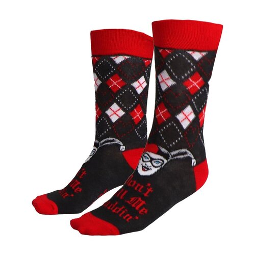 DC Comics Harley Quinn Socks Gift Set – 3 Pairs – Official DC Comics – Size 36–43 DC Comics Harley Quinn Socks Gift Set – 3 Pairs – Official DC Comics – Size 36–43