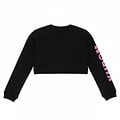 Hello Kitty Hello Kitty Kuromi Sweater Girls – Black Cropped Jumper – Official Sanrio
