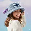 Disney Disney Stitch Muts Kinderen – Blauwe Pluche Hoed met Oren – Officieel Disney