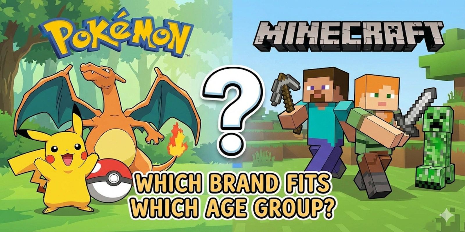 Pokémon vs. Minecraft – Welk Merk Past bij Welke Leeftijd?
