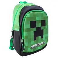 Minecraft Backpack Boys Backpack Girls 2 Compartments - Height 38cm