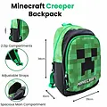 Minecraft Minecraft Rugzak Jongens Rugzak Meisjes 2 Vakken - Hoogte 38cm Minecraft Minecraft Rugzak Jongens Rugzak Meisjes 2 Vakken - Hoogte 38cm