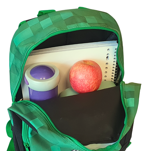 Minecraft Minecraft Rugzak Jongens Rugzak Meisjes 2 Vakken - Hoogte 38cm