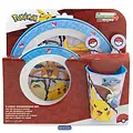 Pokemon Pokémon 5-Piece Dinnerware Set – Plate, Bowl, Cup and Cutlery – Kids Tableware with Pikachu and Charizard