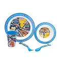 Pokemon Pokémon 5-Piece Dinnerware Set – Plate, Bowl, Cup and Cutlery – Kids Tableware with Pikachu and Charizard