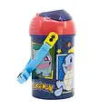 Pokemon Pokémon Water Bottle with Straw and Carry Strap – BPA-Free Kids Drink Bottle – Blue Red with Pikachu