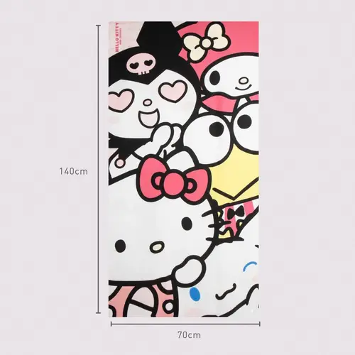 Hello Kitty Hello Kitty Beach Towel – Polyester – 70x140 cm – Quick Dry – Lightweight