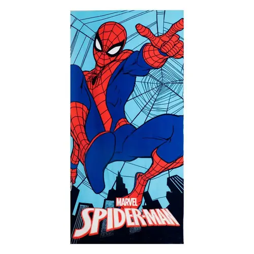 Marvel Spiderman Beach Towel and Goggles Set – Polyester Towel – Quick Dry – Beach and Pool