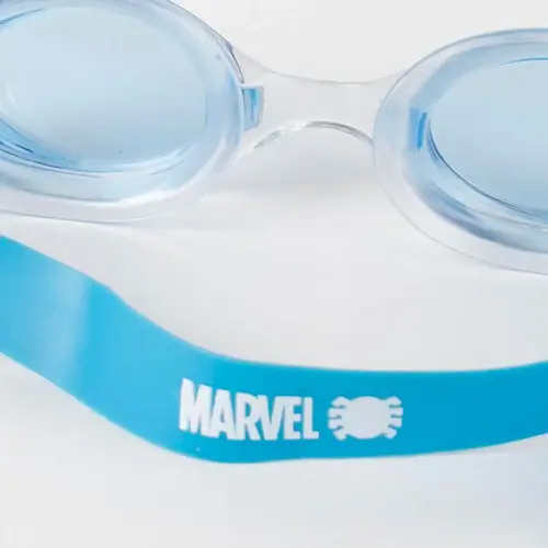 Marvel Spiderman Beach Towel and Goggles Set – Polyester Towel – Quick Dry – Beach and Pool