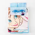 Disney Frozen Strandtuch mit Schwimmbrille – Elsa und Anna – Kinder Strand Handtuch Set – Schnelltrocknend – Polyester – Sommer und Strand