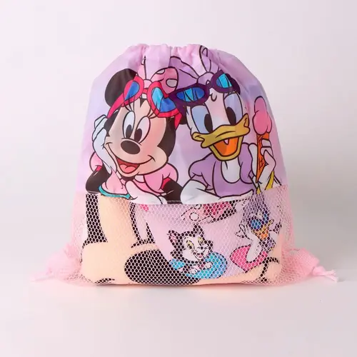 Disney Disney Minnie Mouse Strandset Kinderen – Strandlaken Handdoek Zwemtas en Pet – Minnie Mouse en Daisy Duck – Zomer Strand Zwembad Set