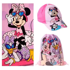 Disney Minnie Mouse Strandset met Strandlaken Zwemtas en Pet