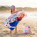 Disney Disney Frozen Strandset – Strandtuch, Turnbeutel und Kappe – Elsa Anna – Sommer Strand Zubehör Mädchen