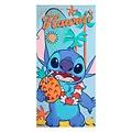 Disney Disney Stitch Strandset – Strandtuch, Turnbeutel und Kappe – Hawaii Stitch – Sommer Strand Zubehör Kinder