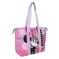 Disney Disney Minnie Mouse Strandtas – Roze Schoudertas met Rits – Zomertas Strand Zwembad Vakantie Kinderen