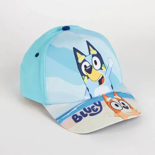 Bluey Bluey Strandlaken Zwemtas en Pet – Strandset Kind – Handdoek Tas en Cap – Strand Zwembad Vakantie