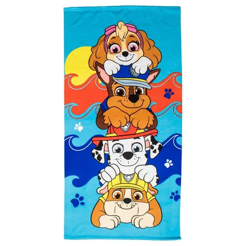 Nickelodeon Paw Patrol Strandlaken Zwemtas en Pet – Strandset Kind – Handdoek Tas Cap – Strand Zwembad Vakantie