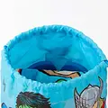 Marvel Marvel Avengers Strandtuch Turnbeutel und Cap – Strandset Kinder – Handtuch Tasche Kappe – Strand Pool Urlaub