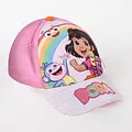 Nickelodeon Dora Strandtuch Turnbeutel und Cap – Strandset Kinder – Handtuch Tasche Kappe – Strand Schwimmbad Urlaub