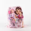 Nickelodeon Dora Strandtuch Turnbeutel und Cap – Strandset Kinder – Handtuch Tasche Kappe – Strand Schwimmbad Urlaub