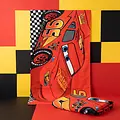 Disney Disney Cars Strandtuch – Lightning McQueen Handtuch – Schnelltrocknend – Strand Pool Urlaub – 70x140 cm