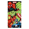 Marvel Marvel Avengers Strandlaken – Hulk Spiderman Iron Man – 70x140 cm – Sneldrogend – Kinder Strandhanddoek