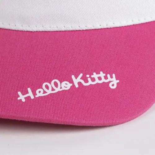 Hello Kitty Hello Kitty Cap with Bow – Pink/White Kids Cap – Adjustable – Summer Cap Girls – Sun Protection – Officially Licensed