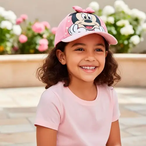 Disney Disney Minnie Mouse Pet Roze – Kinderpet met Strik – Verstelbaar – Officieel Gelicenseerd