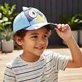 Nickelodeon Bluey Pet Blauw – Kinderpet met 3D Oren – Verstelbaar – Officieel Gelicenseerd