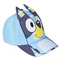 Nickelodeon Bluey Pet Blauw – Kinderpet met 3D Oren – Verstelbaar – Officieel Gelicenseerd