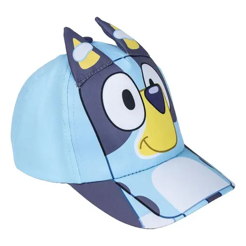 Nickelodeon Bluey Cap Blue – Kids Hat with 3D Ears – Adjustable – Officially Licensed