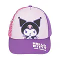 Hello Kitty Hello Kitty & Kuromi Cap Purple Pink – Kids Hat – Adjustable – Officially Licensed Hello Kitty Hello Kitty & Kuromi Cap Purple Pink – Kids Hat – Adjustable – Officially Licensed