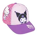 Hello Kitty Hello Kitty & Kuromi Cap Purple Pink – Kids Hat – Adjustable – Officially Licensed Hello Kitty Hello Kitty & Kuromi Cap Purple Pink – Kids Hat – Adjustable – Officially Licensed