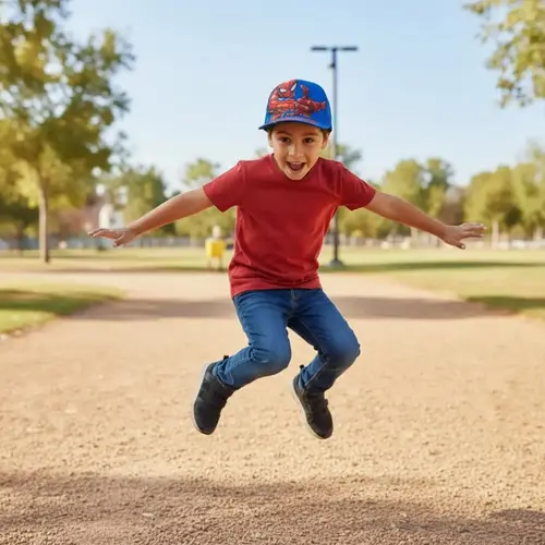 Marvel Marvel Spiderman Pet Blauw – Kinderpet – Verstelbaar – Officieel Gelicenseerd