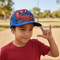 Marvel Marvel Spiderman Pet Blauw – Kinderpet – Verstelbaar – Officieel Gelicenseerd