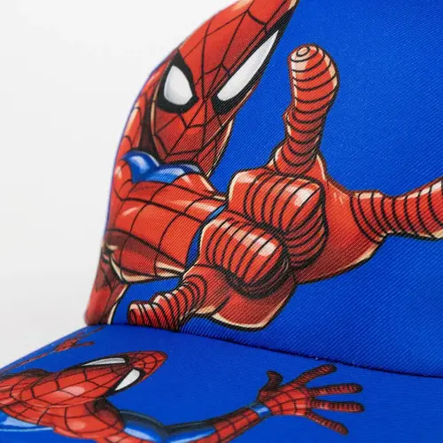 Marvel Marvel Spiderman Pet Blauw – Kinderpet – Verstelbaar – Officieel Gelicenseerd