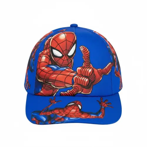 Marvel Marvel Spiderman Pet Blauw – Kinderpet – Verstelbaar – Officieel Gelicenseerd