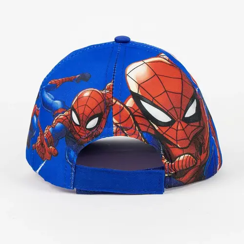 Marvel Marvel Spiderman Pet Blauw – Kinderpet – Verstelbaar – Officieel Gelicenseerd