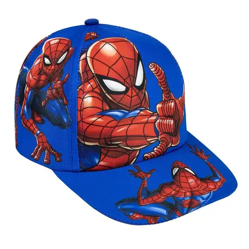 Marvel Marvel Spiderman Pet Blauw – Kinderpet – Verstelbaar – Officieel Gelicenseerd