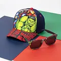 Marvel Marvel Avengers Cap und Sonnenbrille Set – Kinder Cap – Blau Rot – Verstellbar – UV Schutz – Offiziell Lizenziert Marvel Marvel Avengers Cap und Sonnenbrille Set – Kinder Cap – Blau Rot – Verstellbar – UV Schutz – Offiziell Lizenziert