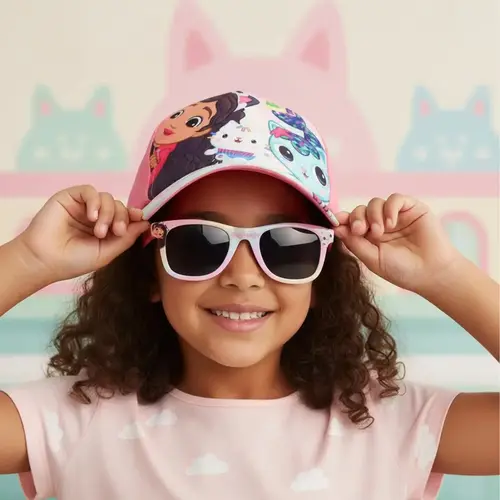 Gabby's Poppenhuis Gabby's Dollhouse Pet en Zonnebril Set – Kinder Pet Meisjes – Roze – Verstelbaar – UV Bescherming