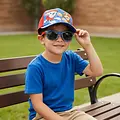 Nickelodeon Paw Patrol Cap und Sonnenbrille Set – Blau Rot – UV400 Schutz – Verstellbare Sommer Cap für Jungen und Mädchen