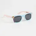 Disney Disney Frozen Elsa und Anna Cap und Sonnenbrille Set – Blau/Rosa – UV400 Schutz – Verstellbare Sommer Cap für Mädchen