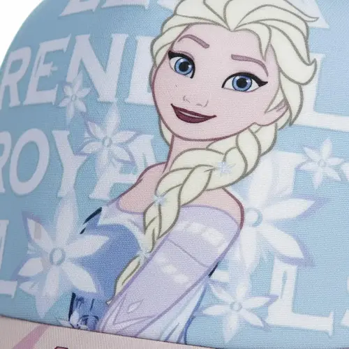 Disney Disney Frozen Elsa en Anna Pet en Zonnebril Set – Blauw/Roze – UV400 Bescherming – Verstelbare Zomer Pet voor Meisjes